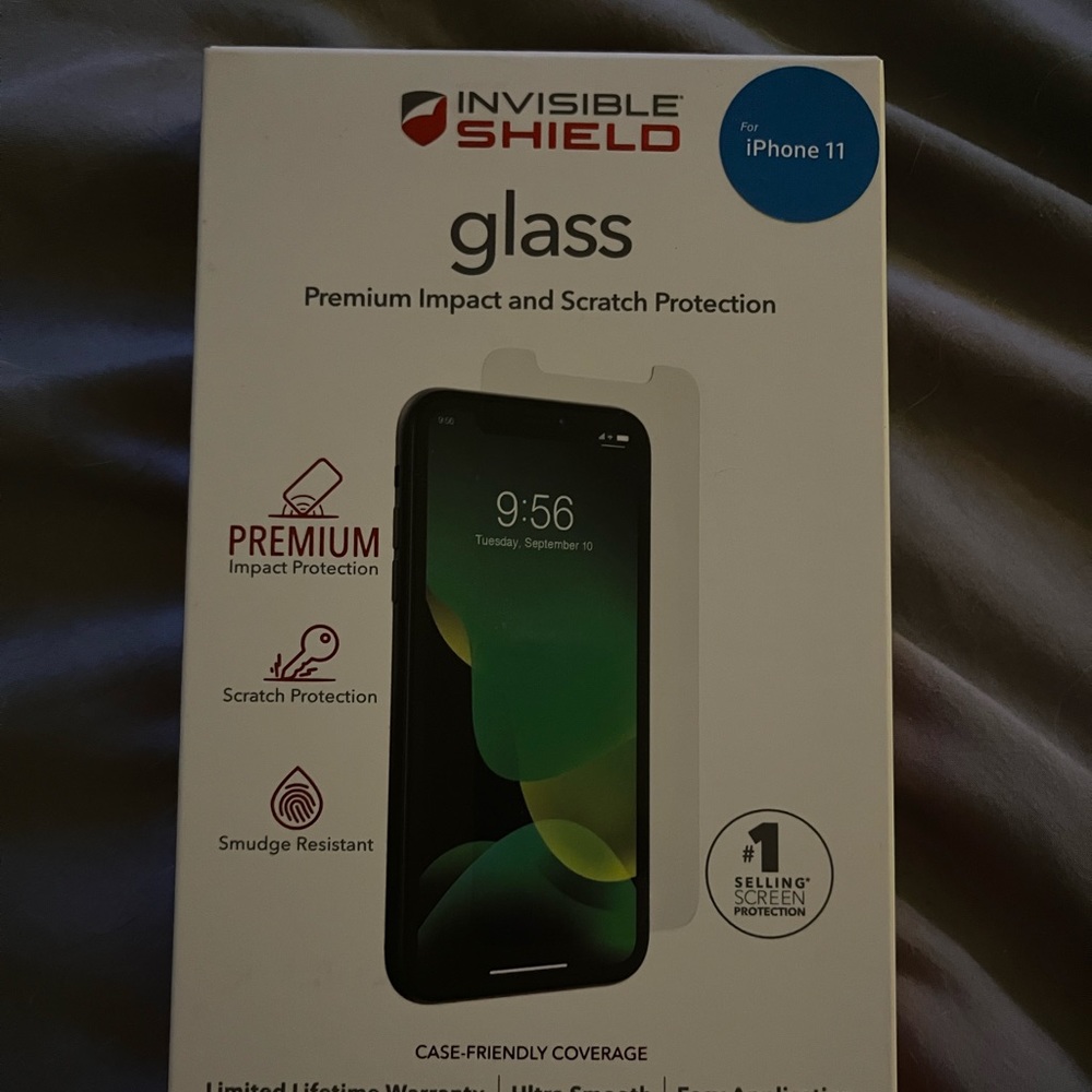 Brand new iPhone 11 glass protector. I have the new iPhone and never opened this